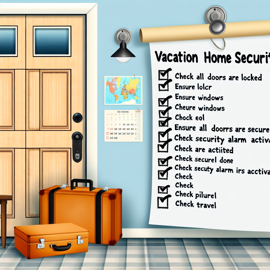 Vacation security preparation